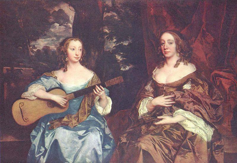 Sir Peter Lely Two ladies from the Lake family, china oil painting image